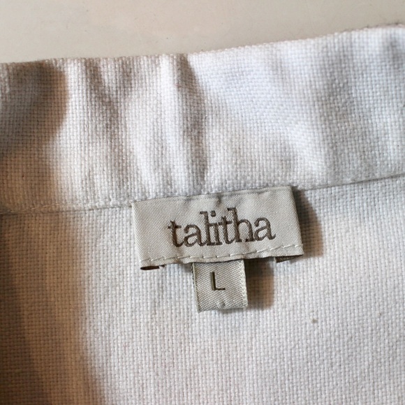 Talitha Moroccan-embroidery cotton-canvas tunic - Picture 5 of 6